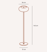SERIA - Lampadaire d'ambiance élégant