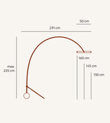 ARIONA – Lampadaire Arc Moderne