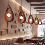 Suspension Ovale Japandi