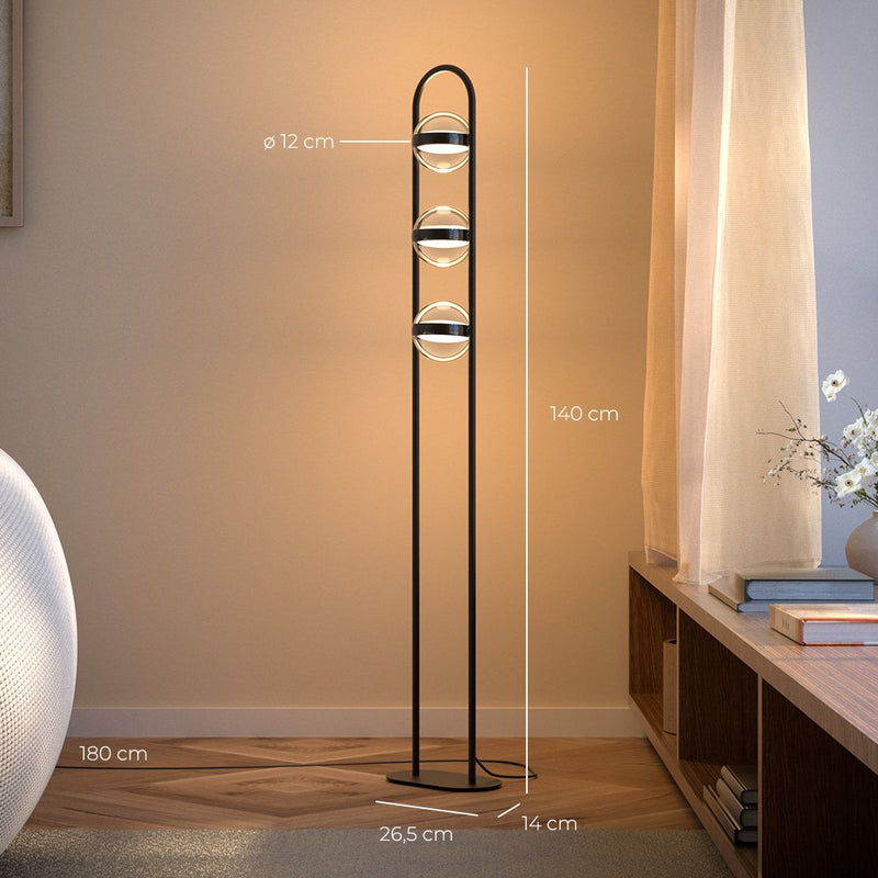 THALIA - Lampadaire sphérique vertical
