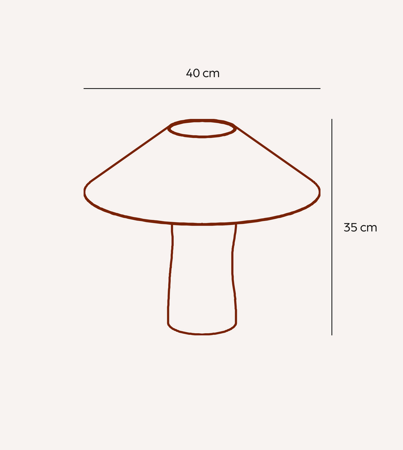 LIREA - Champignon Lampe de table