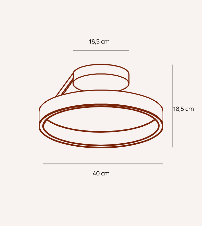 CYANA – Plafonnier LED Rond